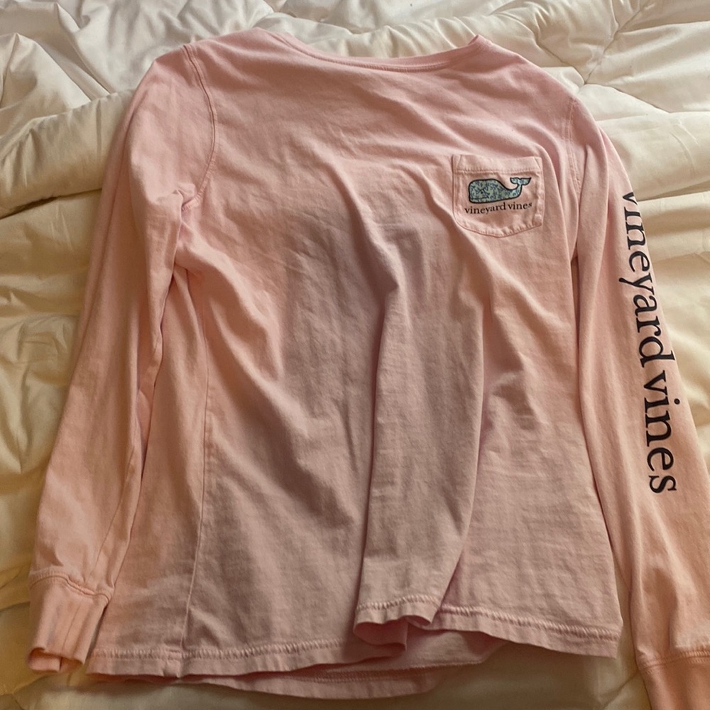 pink vinyard vines long sleeve